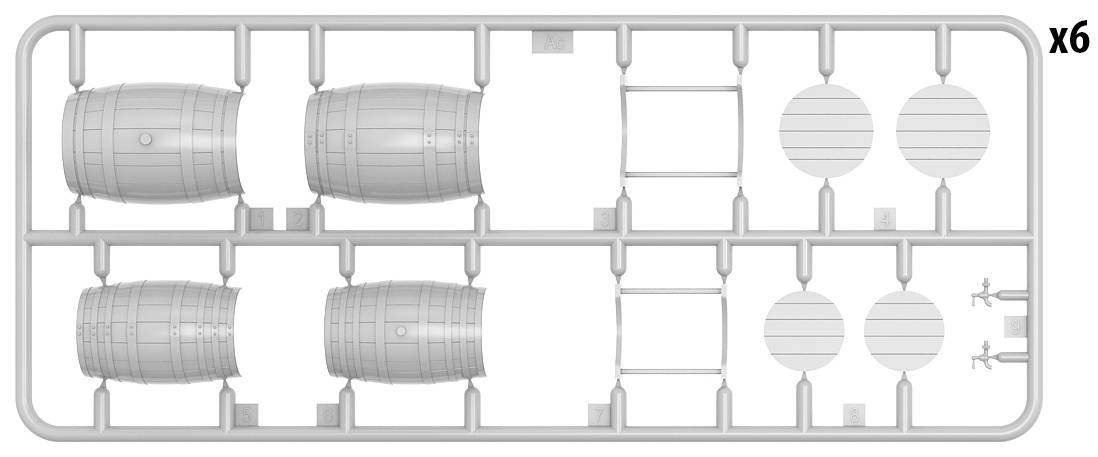 Fûts en bois. TAILLE MOYENNE - WOODEN BARRELS MEDIUM SIZE – Image 3