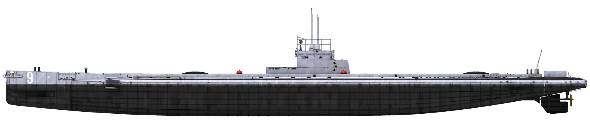 WWI German U-Boat SM U9 – Image 17