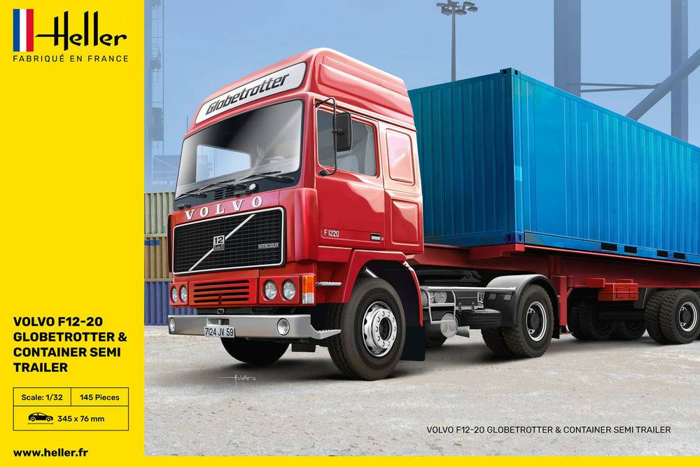 Volvo F12-20 Globe-Trotter & Container Semi-Trailer