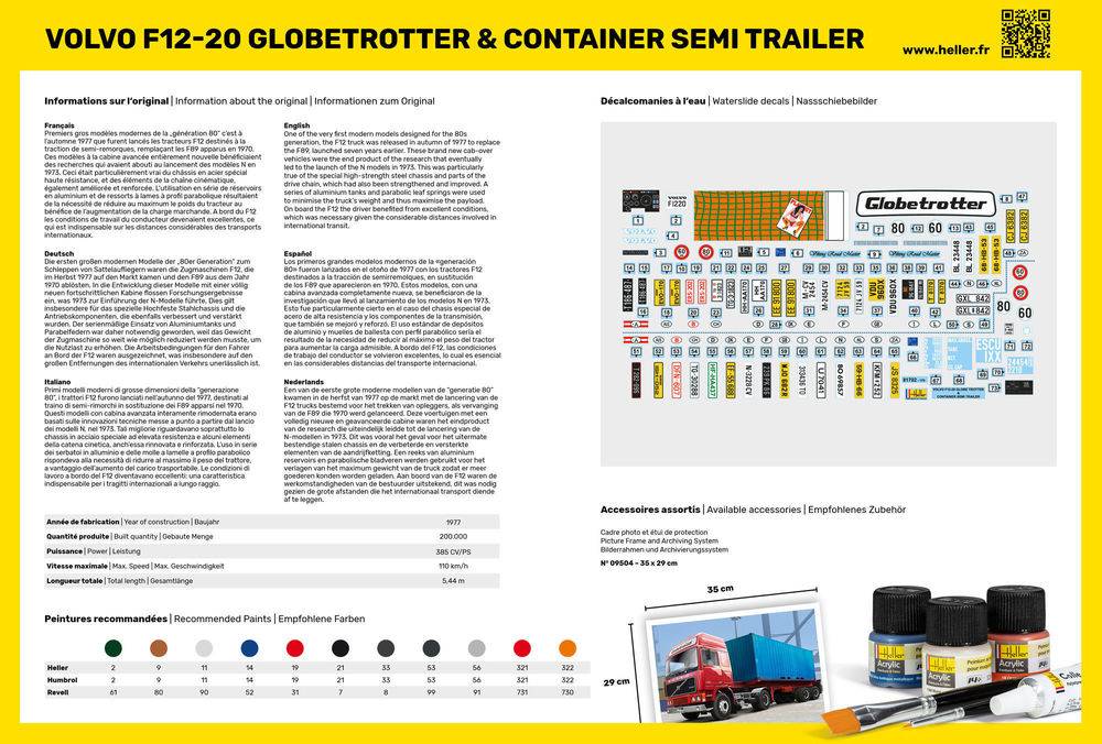 Volvo F12-20 Globe-Trotter & Container Semi-Trailer – Image 2