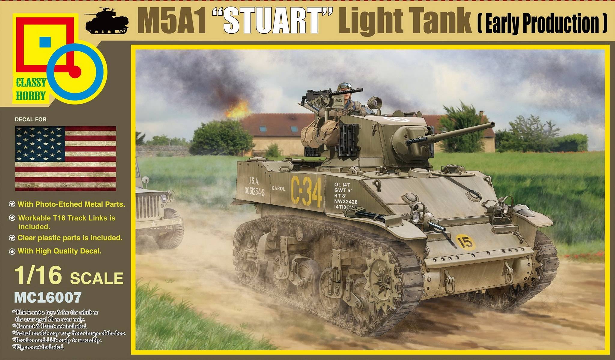 M5A1 "STUART" LIGHT TANK Early Production