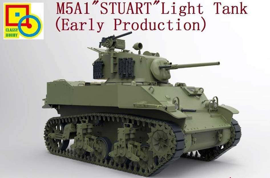 M5A1 "STUART" LIGHT TANK Early Production – Image 2