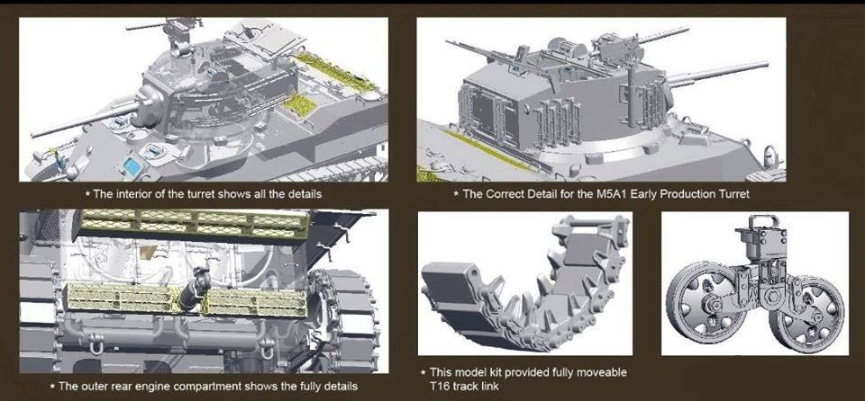 M5A1 "STUART" LIGHT TANK Early Production – Image 4