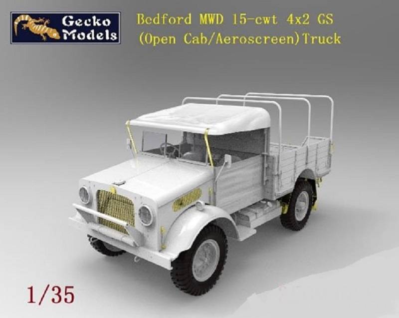 Bedford MWD 15-cwt 4x2 General Service (Open Cab/Aeroscreen) Truck – Image 2
