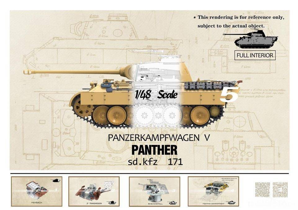 PANTHER A W/ZIMMERIT +16T STRABOKRAN W/MAINTENANCE DIORAMA – Image 6