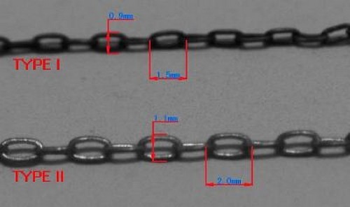 40cm universal fine chains set (two types) – Image 2