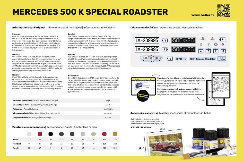 STARTER KIT MERCEDES 500 K Special Roadster – Image 2