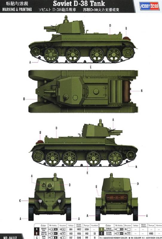 Soviet D-38 tank – Image 7