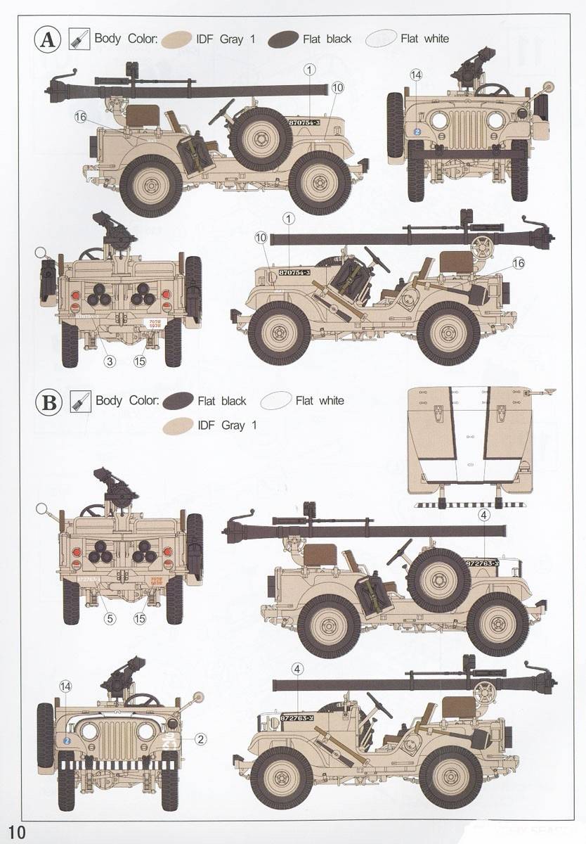 IDF 1/4 ton 4x4 SIYUR & TOLAR M38A1 / CJ-5 – Image 17