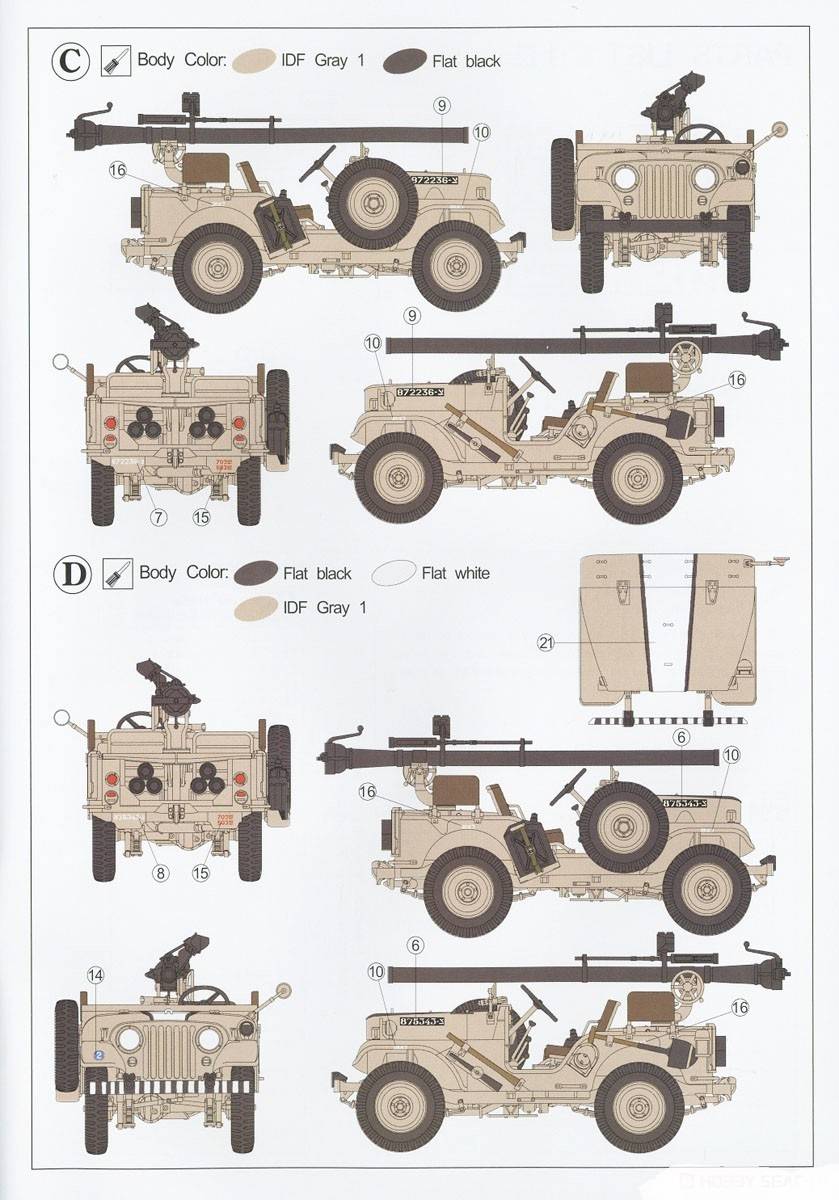 IDF 1/4 ton 4x4 SIYUR & TOLAR M38A1 / CJ-5 – Image 18