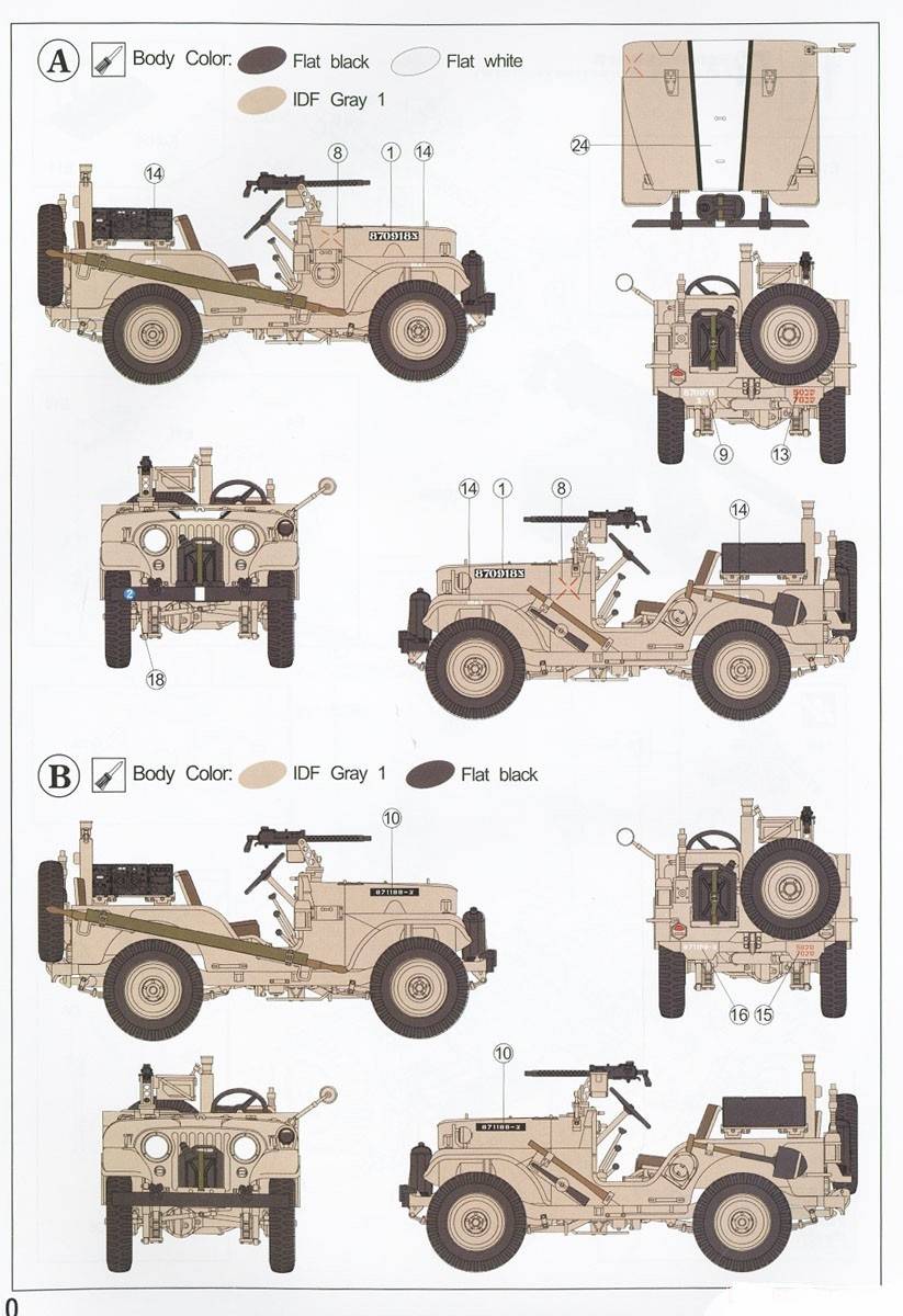 IDF 1/4 ton 4x4 SIYUR & TOLAR M38A1 / CJ-5 – Image 19