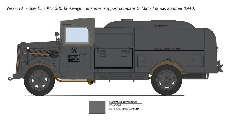 OPEL BLITZ TANKWAGEN Kfz.385 – Image 5