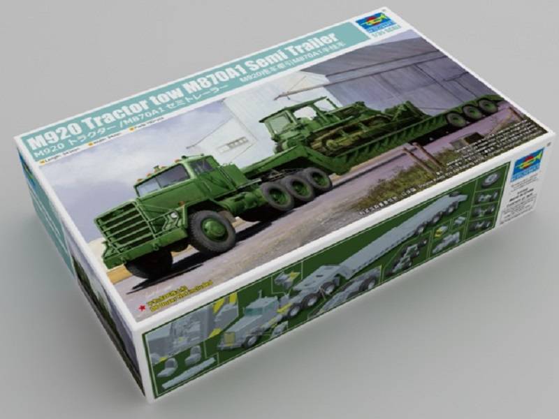 M920 Tractor Tow with M870A1 Semitrailer