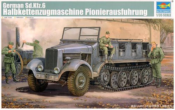 German Sd.Kfz.6 Halbkettenzugmaschine Pionierausfuhrung