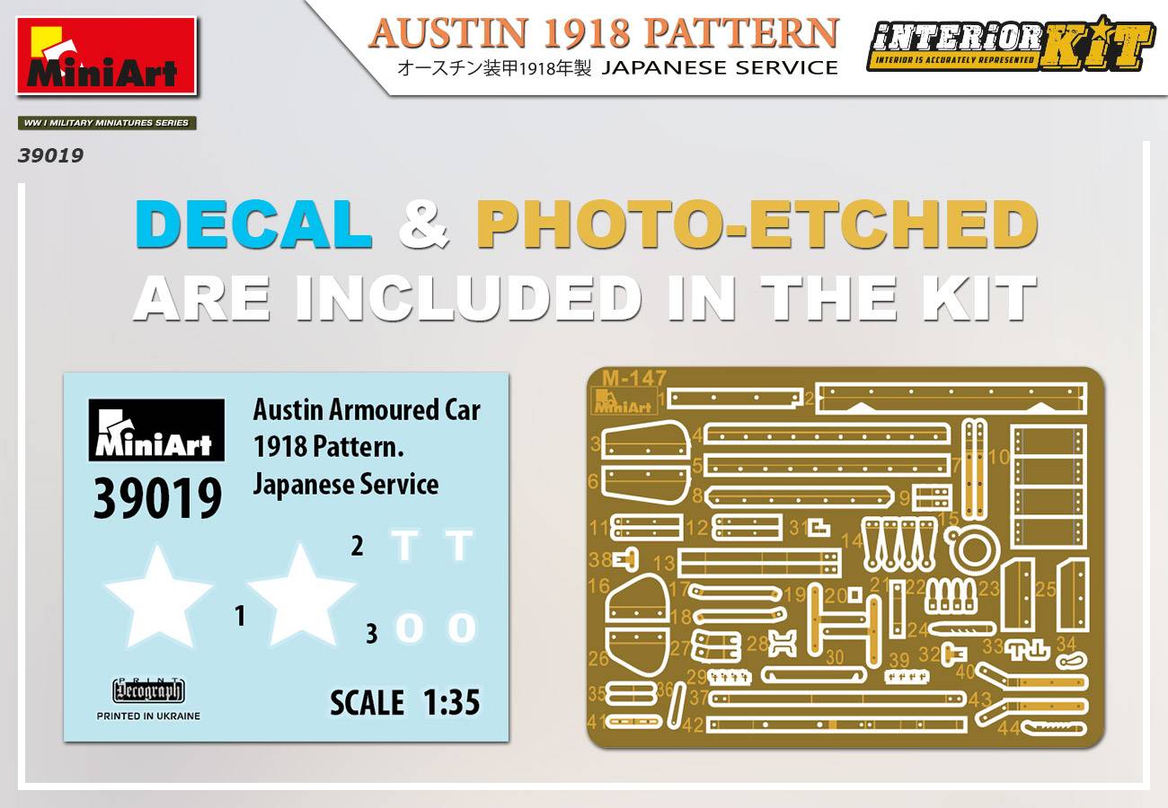 AUSTIN 1918 PATTERN. JAPANESE SERVICE. INTERIOR KIT – Image 24