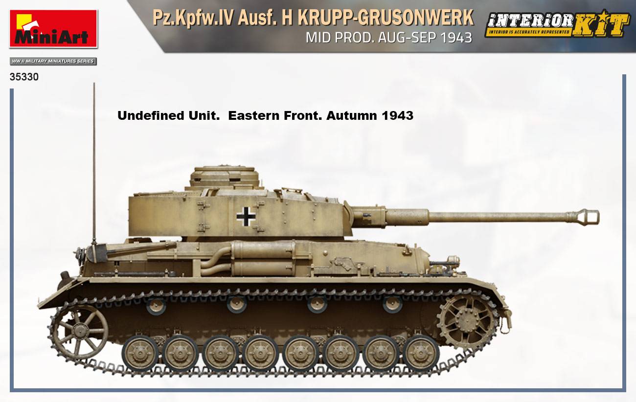 Pz.Kpfw.IV Ausf. H KRUPP-GRUSONWERK. MID PROD. AUG-SEP 1943. INTERIOR KIT – Image 11