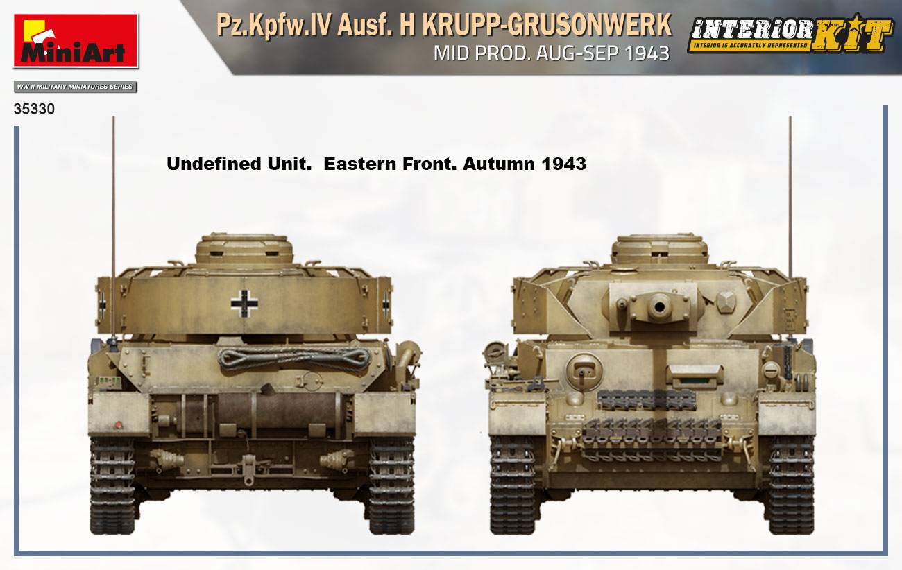 Pz.Kpfw.IV Ausf. H KRUPP-GRUSONWERK. MID PROD. AUG-SEP 1943. INTERIOR KIT – Image 12