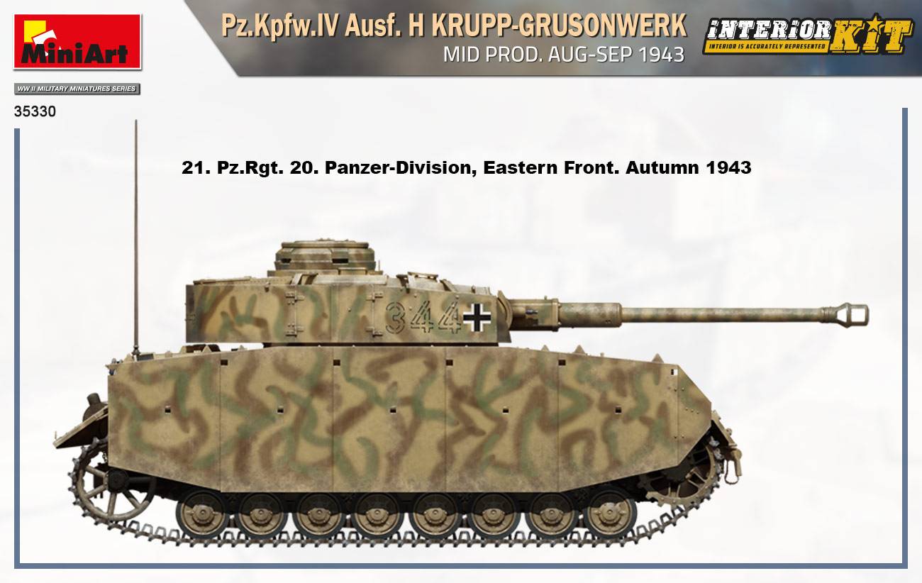 Pz.Kpfw.IV Ausf. H KRUPP-GRUSONWERK. MID PROD. AUG-SEP 1943. INTERIOR KIT – Image 13