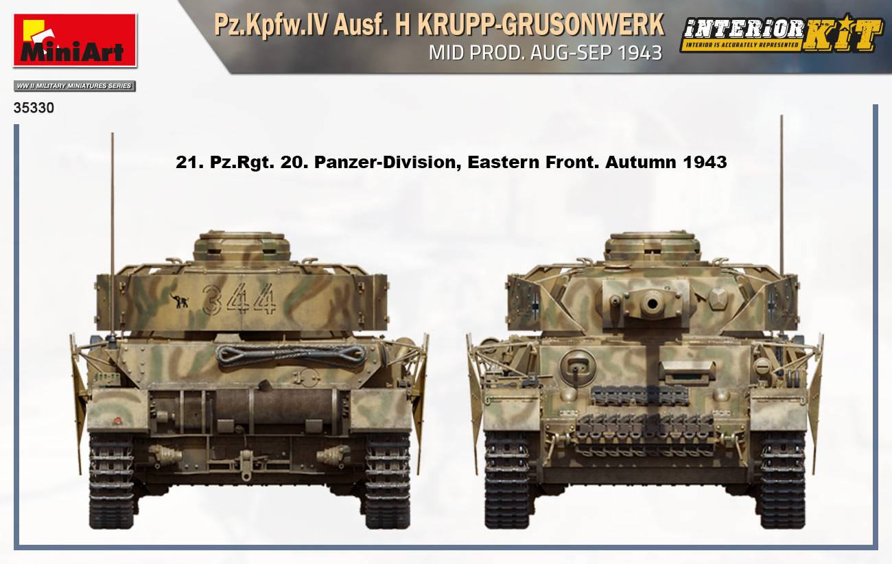Pz.Kpfw.IV Ausf. H KRUPP-GRUSONWERK. MID PROD. AUG-SEP 1943. INTERIOR KIT – Image 14