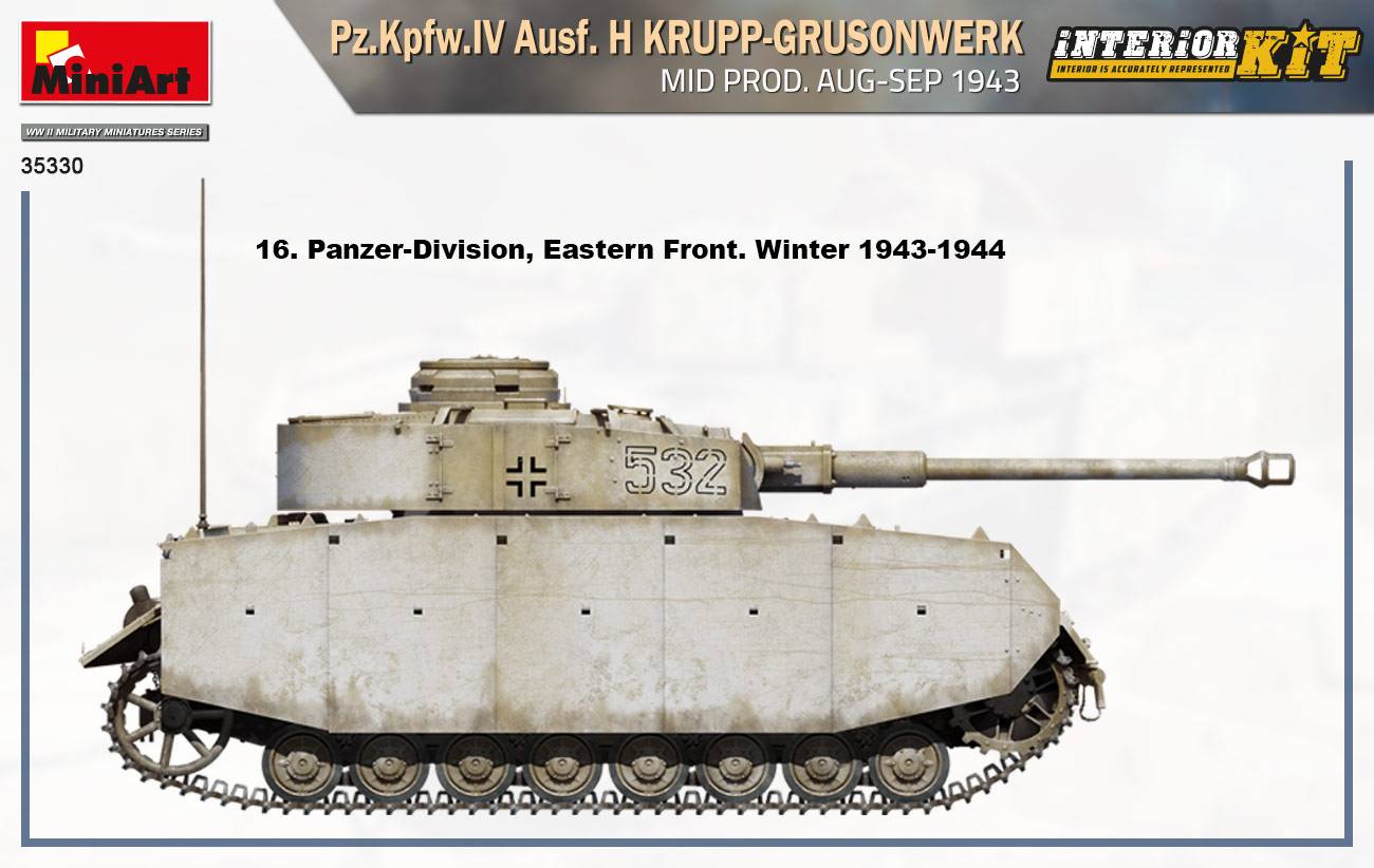 Pz.Kpfw.IV Ausf. H KRUPP-GRUSONWERK. MID PROD. AUG-SEP 1943. INTERIOR KIT – Image 15