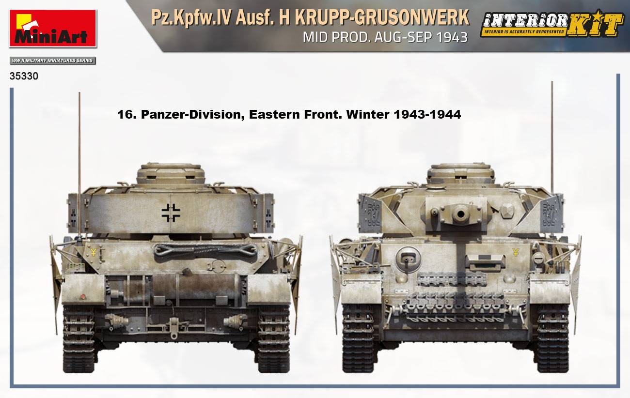 Pz.Kpfw.IV Ausf. H KRUPP-GRUSONWERK. MID PROD. AUG-SEP 1943. INTERIOR KIT – Image 16