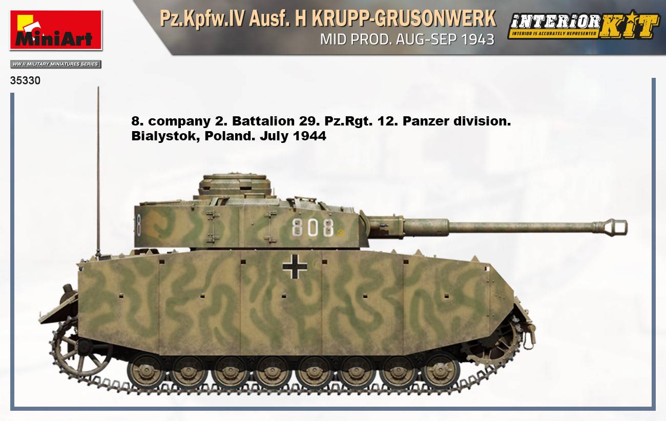 Pz.Kpfw.IV Ausf. H KRUPP-GRUSONWERK. MID PROD. AUG-SEP 1943. INTERIOR KIT – Image 17