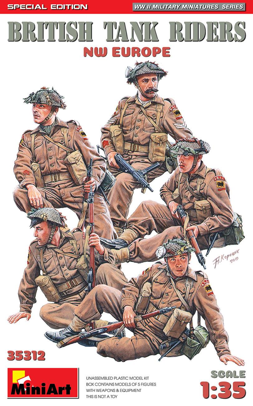 BRITISH TANK RIDERS. NW EUROPE. SPECIAL EDITION