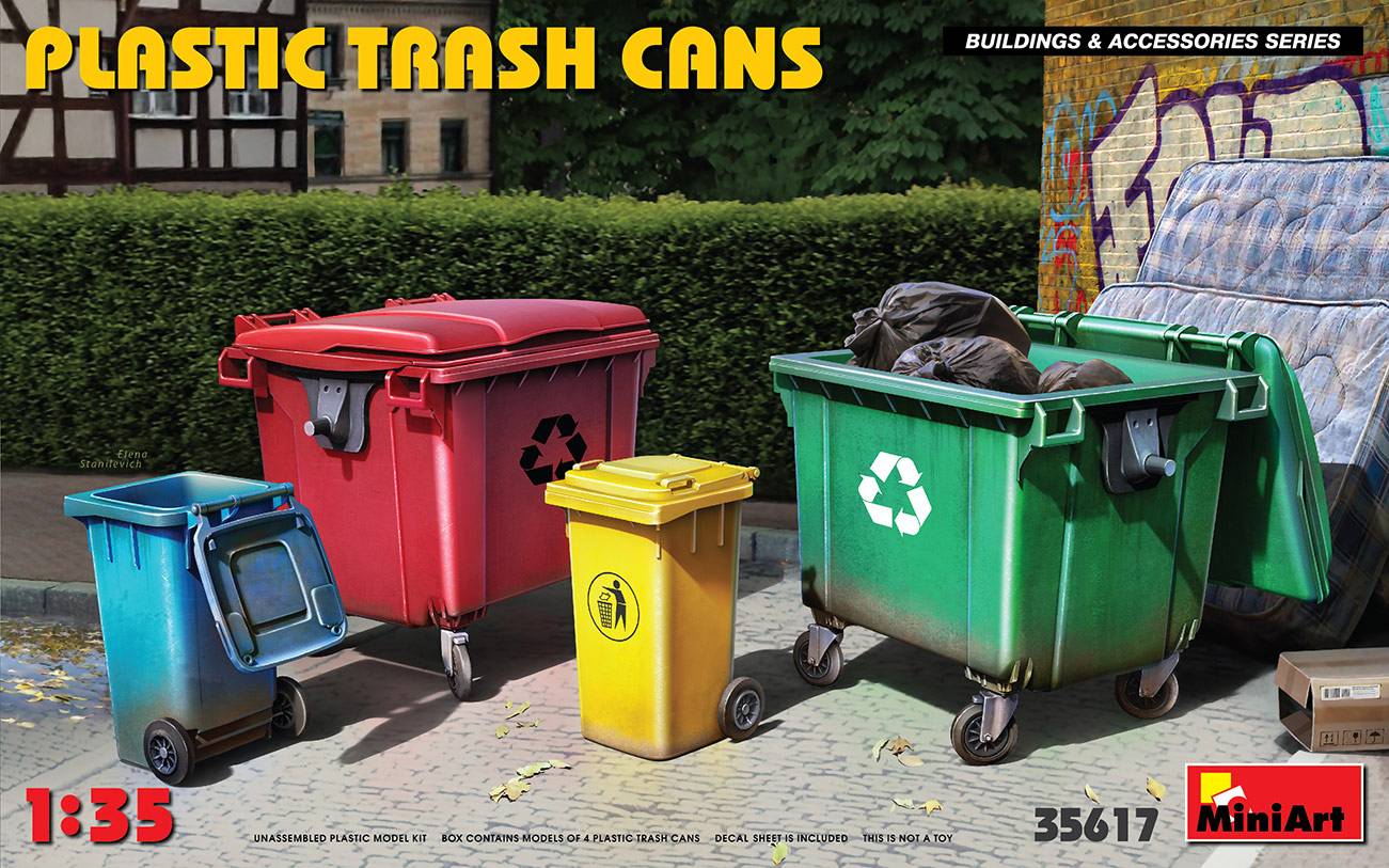 POUBELLES EN PLASTIQUE