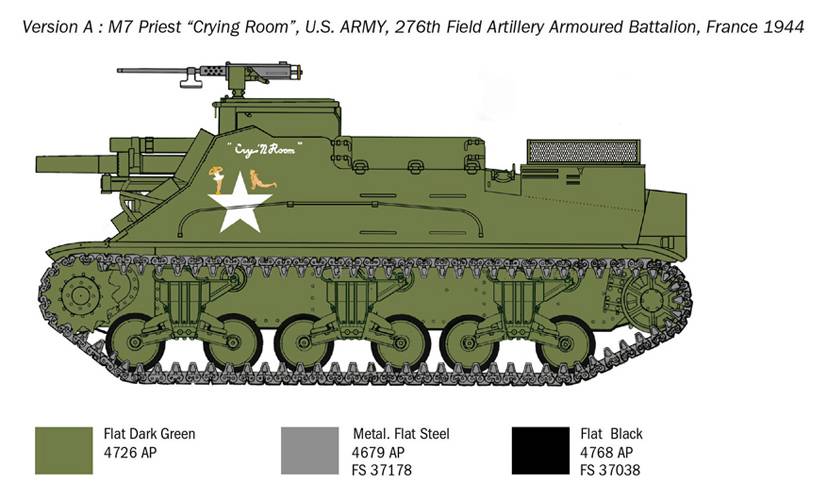 M7 Priest Howitzer Motor Carriage – Image 4