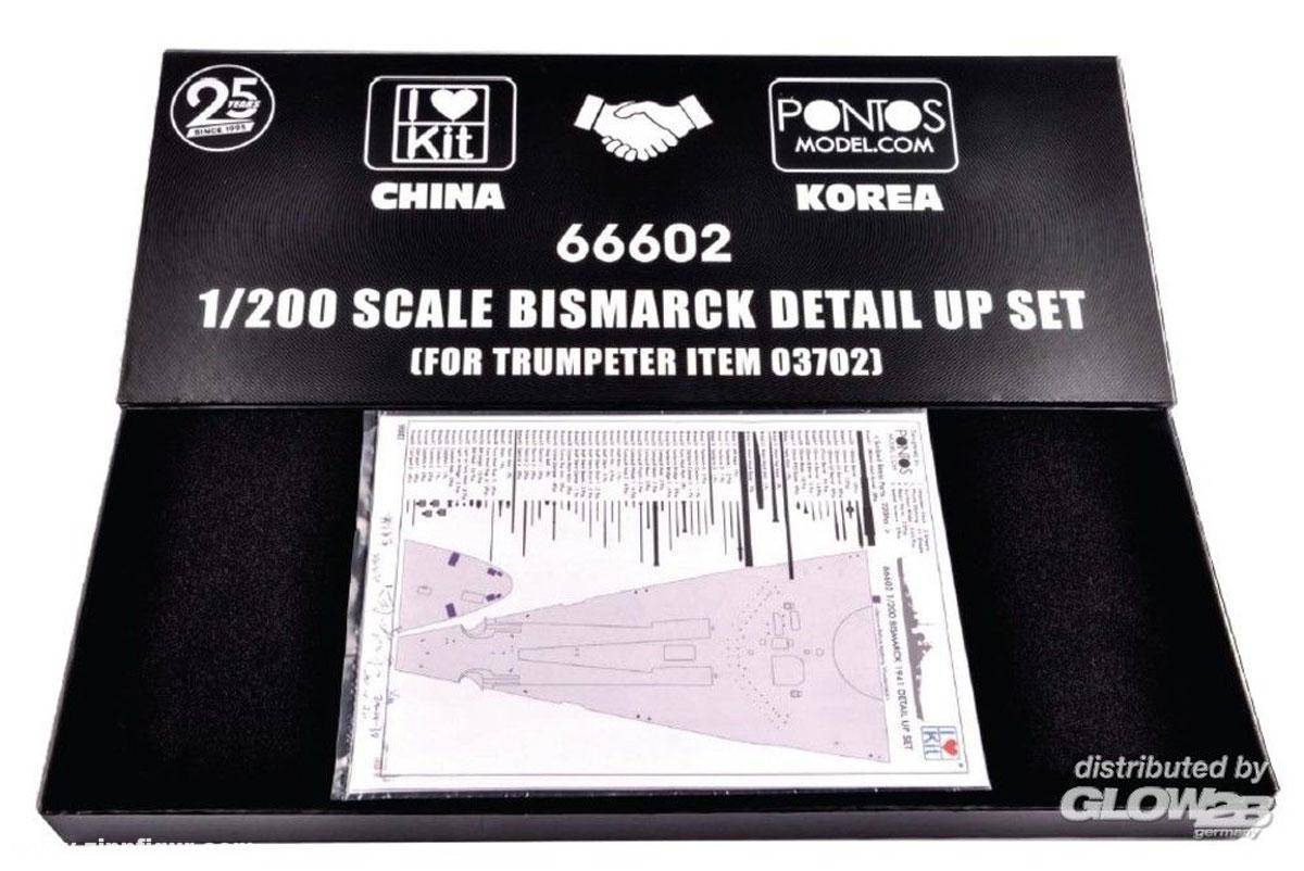 1/200 Bismarck detail up set pour 03702