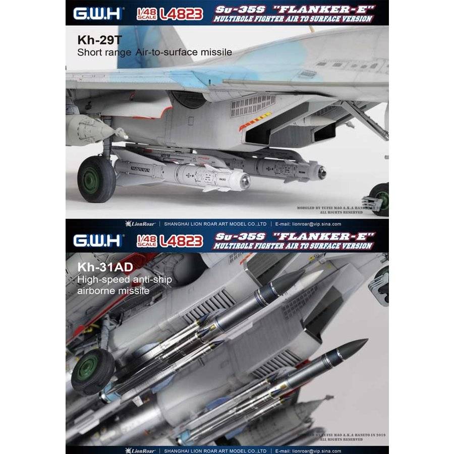 Su-35S `Flanker-E` Multirole Fighter Air to Surface Version – Image 5
