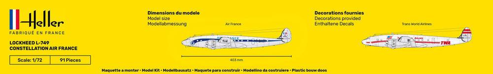 STARTER KIT L-749 Constellation AIR FRANCE – Image 3