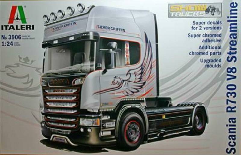 Scania R730 V8 Streamline "Silver Griffin"