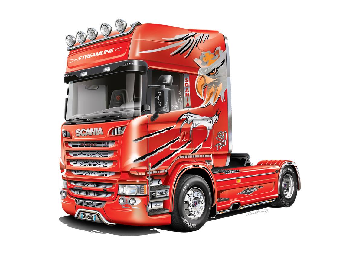 Scania R730 V8 Streamline "Silver Griffin" – Image 3