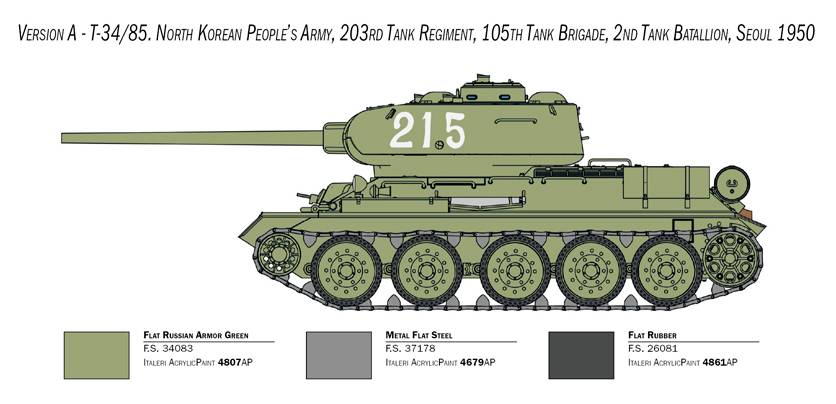 T 34/85 Korean War – Image 3
