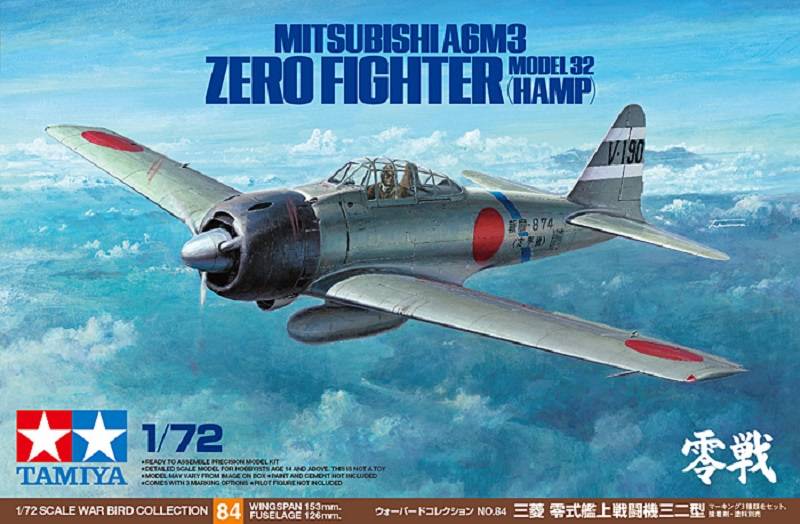 Mitsubishi A6M3 Zero Fighter Model 32 (Hamp)