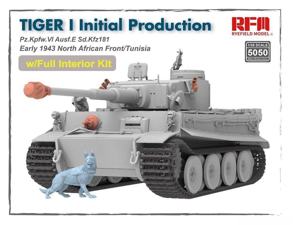Tiger I Initial Production Pz.Kpfw.VI Ausf.E Sd.Kfz181 Early 1943 North African Front/Tunisia – Image 3