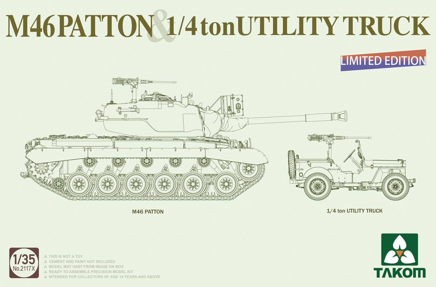 M46 Patton & 1/4 ton Utility Truck Limited Edition
