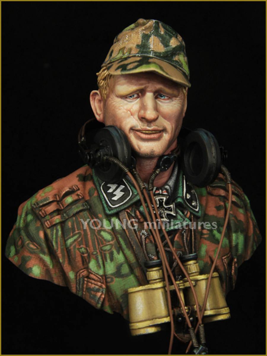 German WAFFEN SS Panzer Officer WWII