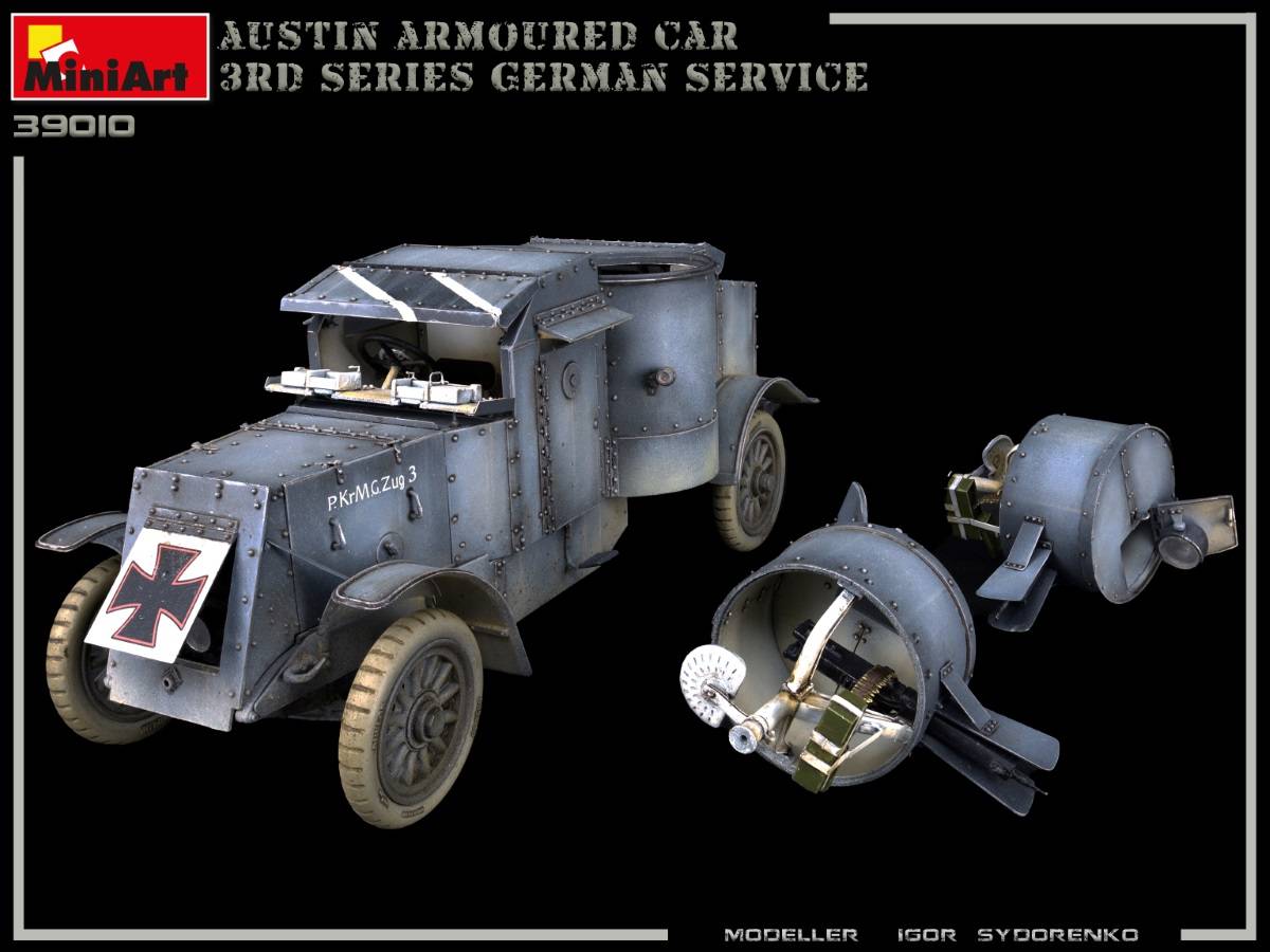AUSTIN ARMOURED CAR 3rd SERIES: GERMAN, AUSTRO-HUNGARIAN, FINNISH SERVICE. INTERIOR KIT – Image 5
