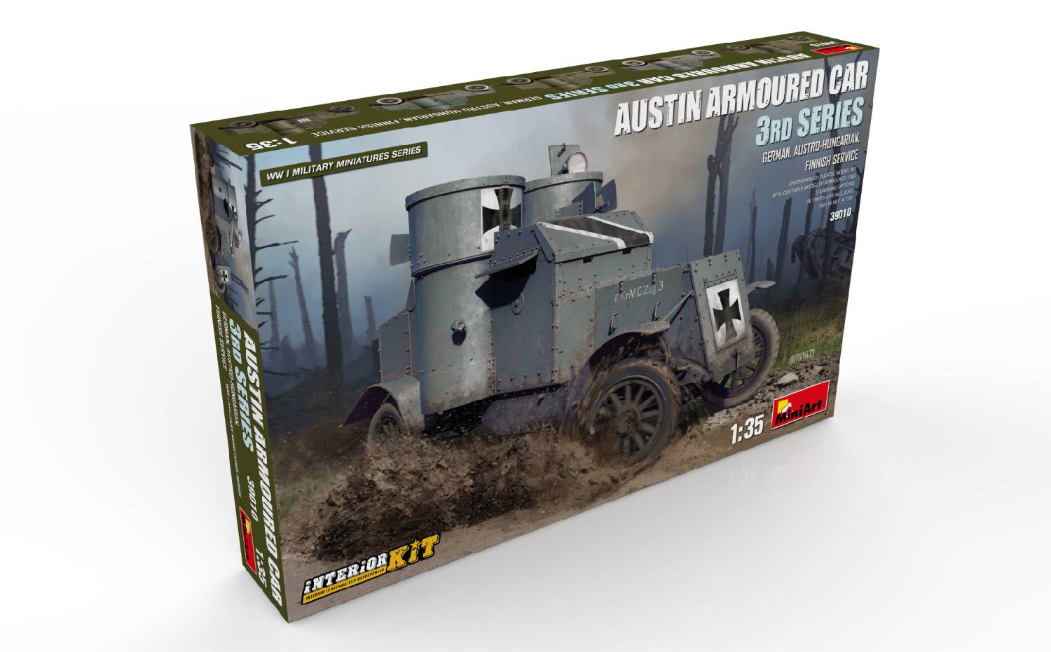 AUSTIN ARMOURED CAR 3rd SERIES: GERMAN, AUSTRO-HUNGARIAN, FINNISH SERVICE. INTERIOR KIT – Image 6