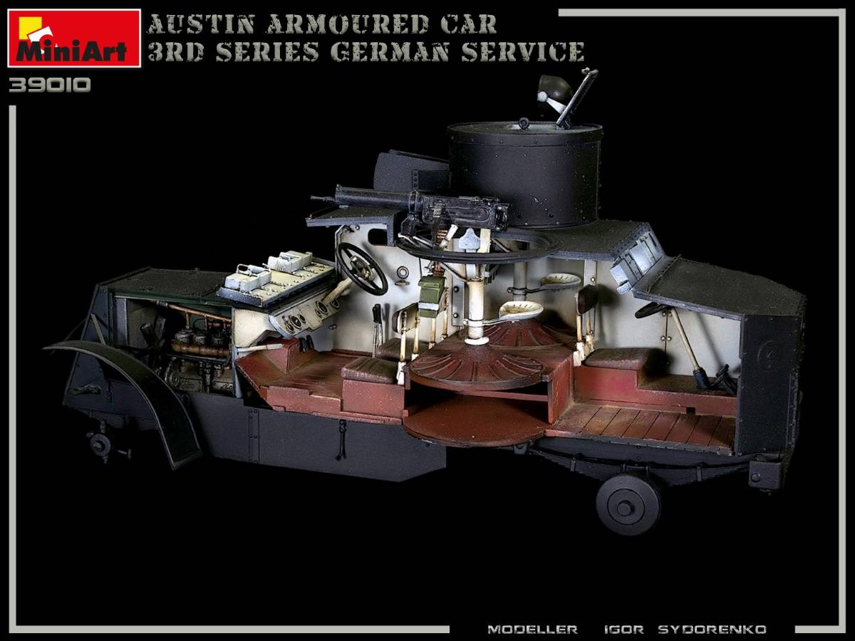 AUSTIN ARMOURED CAR 3rd SERIES: GERMAN, AUSTRO-HUNGARIAN, FINNISH SERVICE. INTERIOR KIT – Image 8