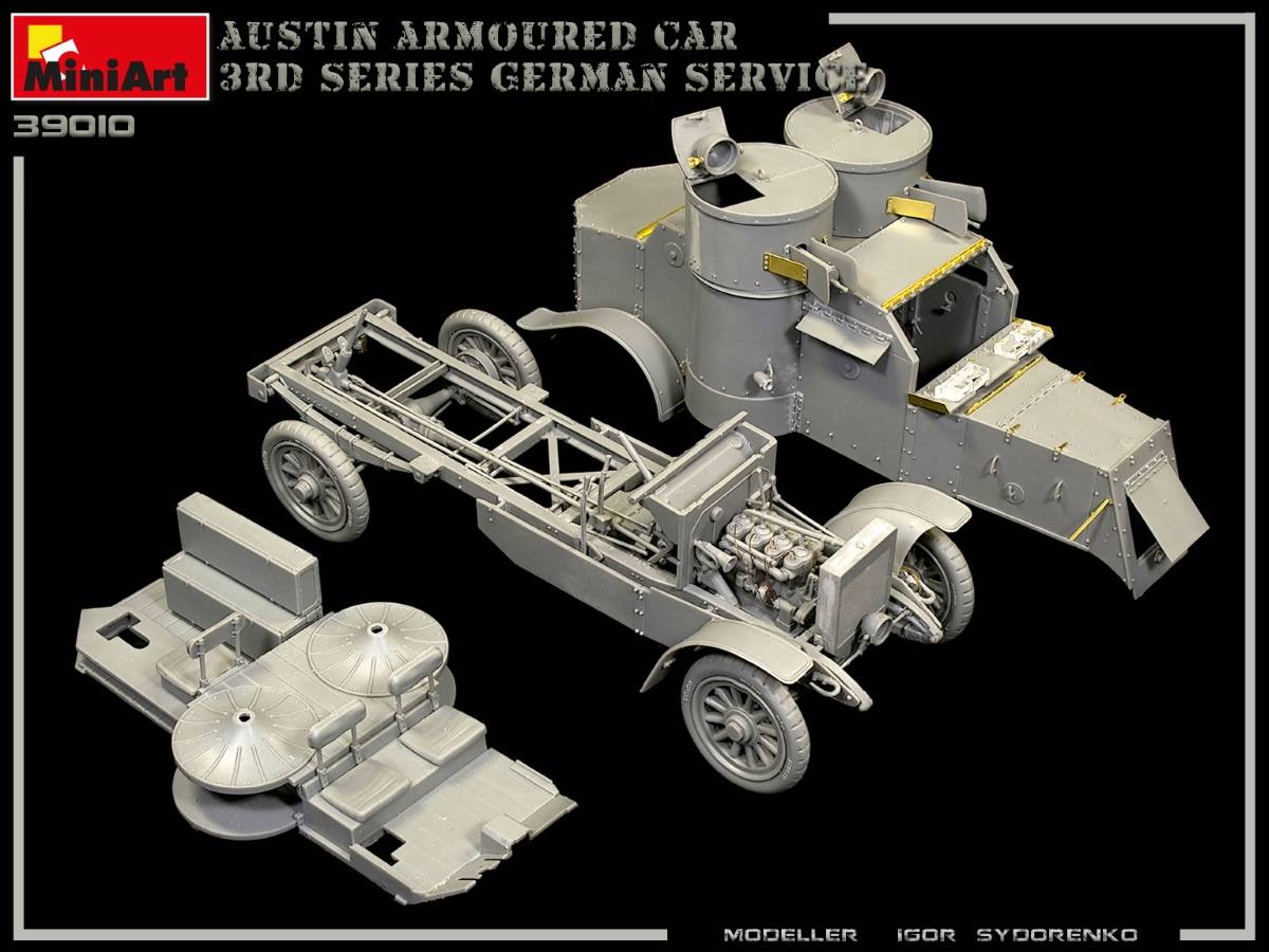 AUSTIN ARMOURED CAR 3rd SERIES: GERMAN, AUSTRO-HUNGARIAN, FINNISH SERVICE. INTERIOR KIT – Image 11