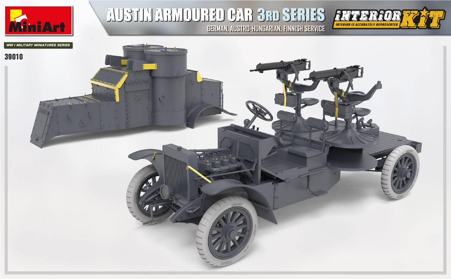 AUSTIN ARMOURED CAR 3rd SERIES: GERMAN, AUSTRO-HUNGARIAN, FINNISH SERVICE. INTERIOR KIT – Image 15