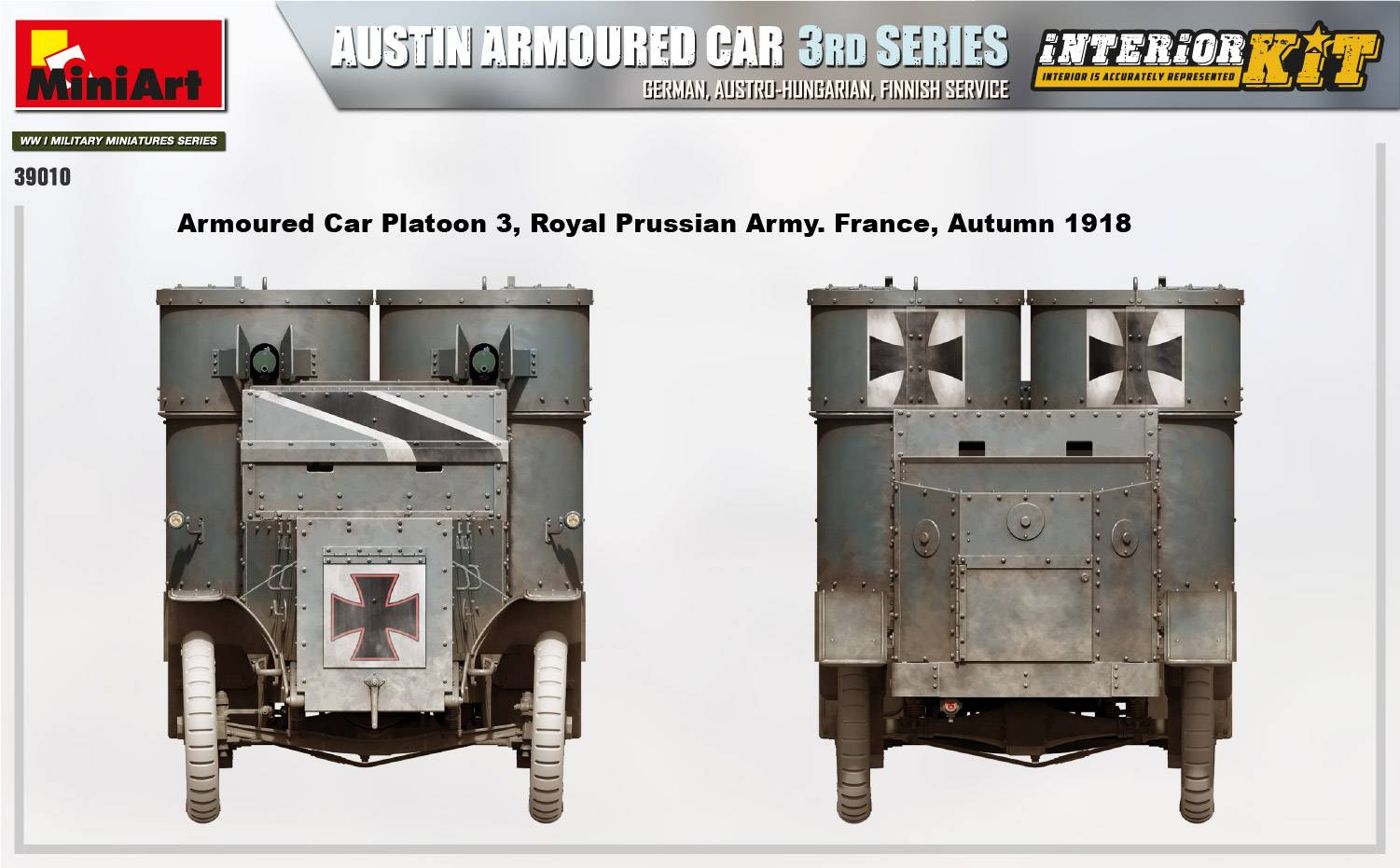 AUSTIN ARMOURED CAR 3rd SERIES: GERMAN, AUSTRO-HUNGARIAN, FINNISH SERVICE. INTERIOR KIT – Image 18