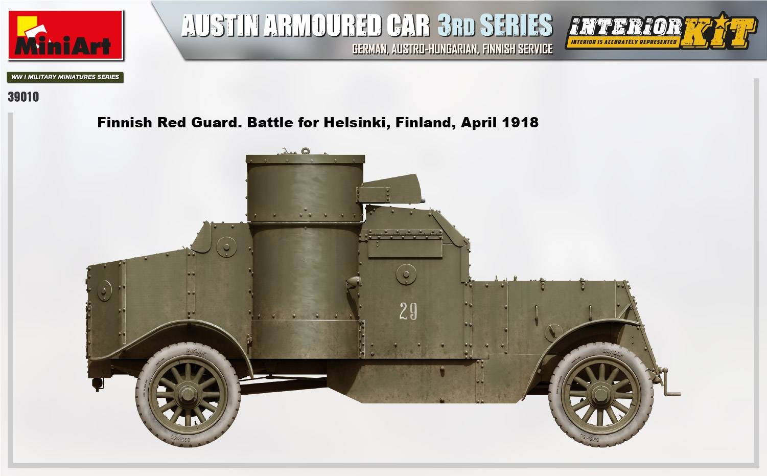 AUSTIN ARMOURED CAR 3rd SERIES: GERMAN, AUSTRO-HUNGARIAN, FINNISH SERVICE. INTERIOR KIT – Image 19