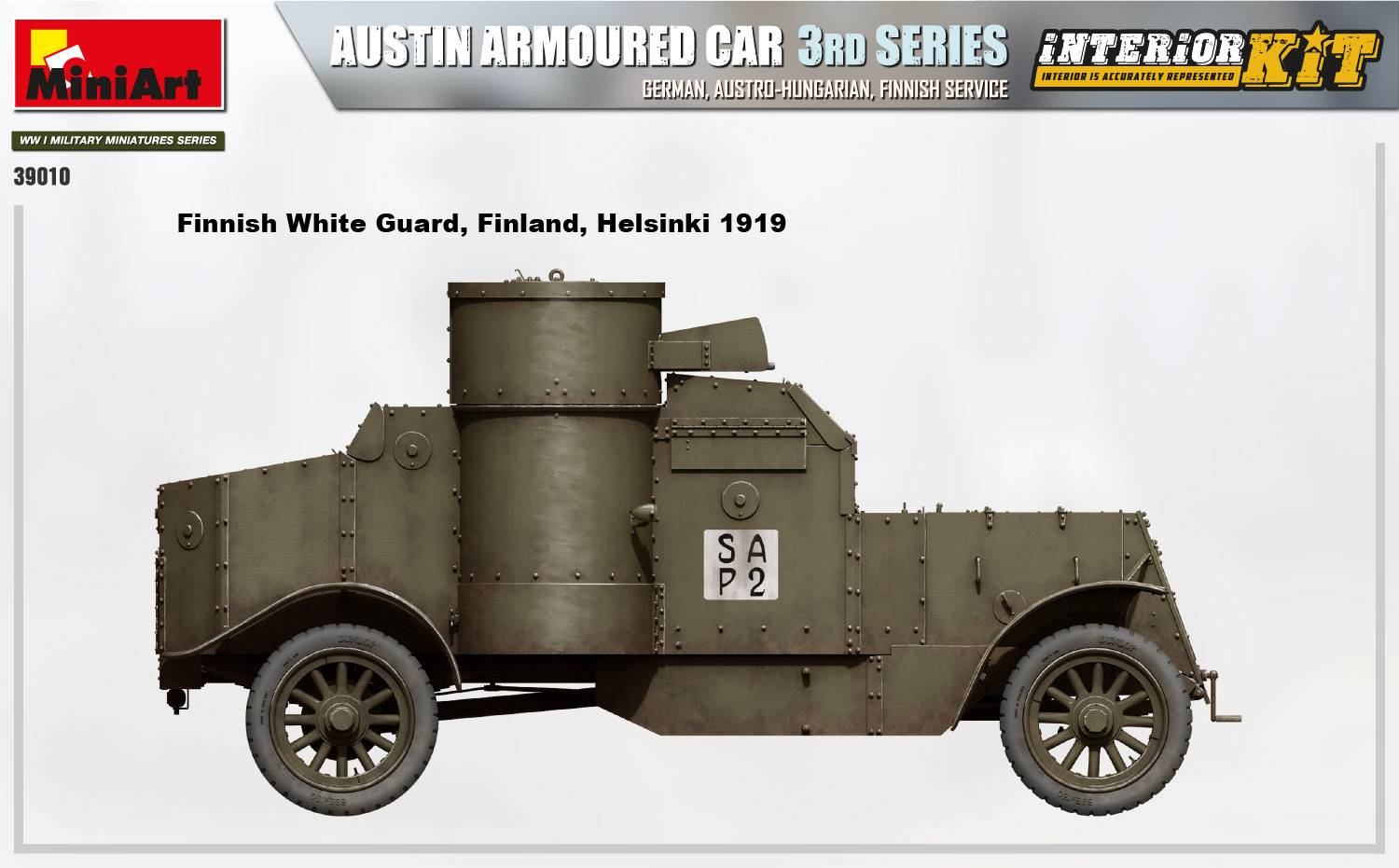 AUSTIN ARMOURED CAR 3rd SERIES: GERMAN, AUSTRO-HUNGARIAN, FINNISH SERVICE. INTERIOR KIT – Image 20