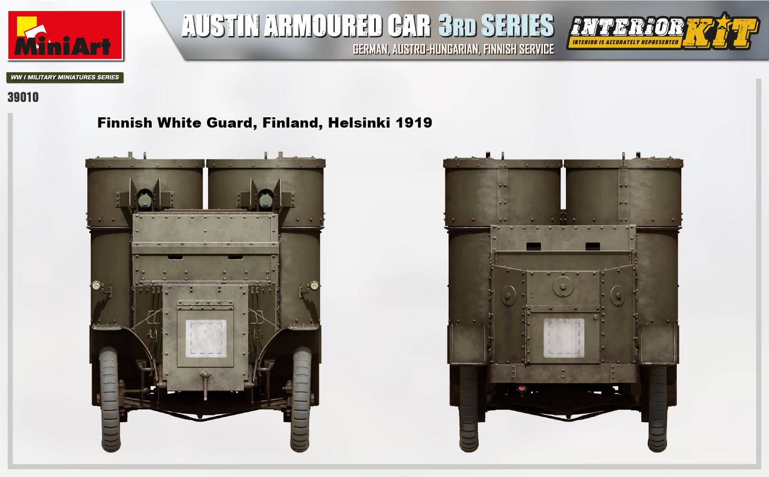 AUSTIN ARMOURED CAR 3rd SERIES: GERMAN, AUSTRO-HUNGARIAN, FINNISH SERVICE. INTERIOR KIT – Image 21