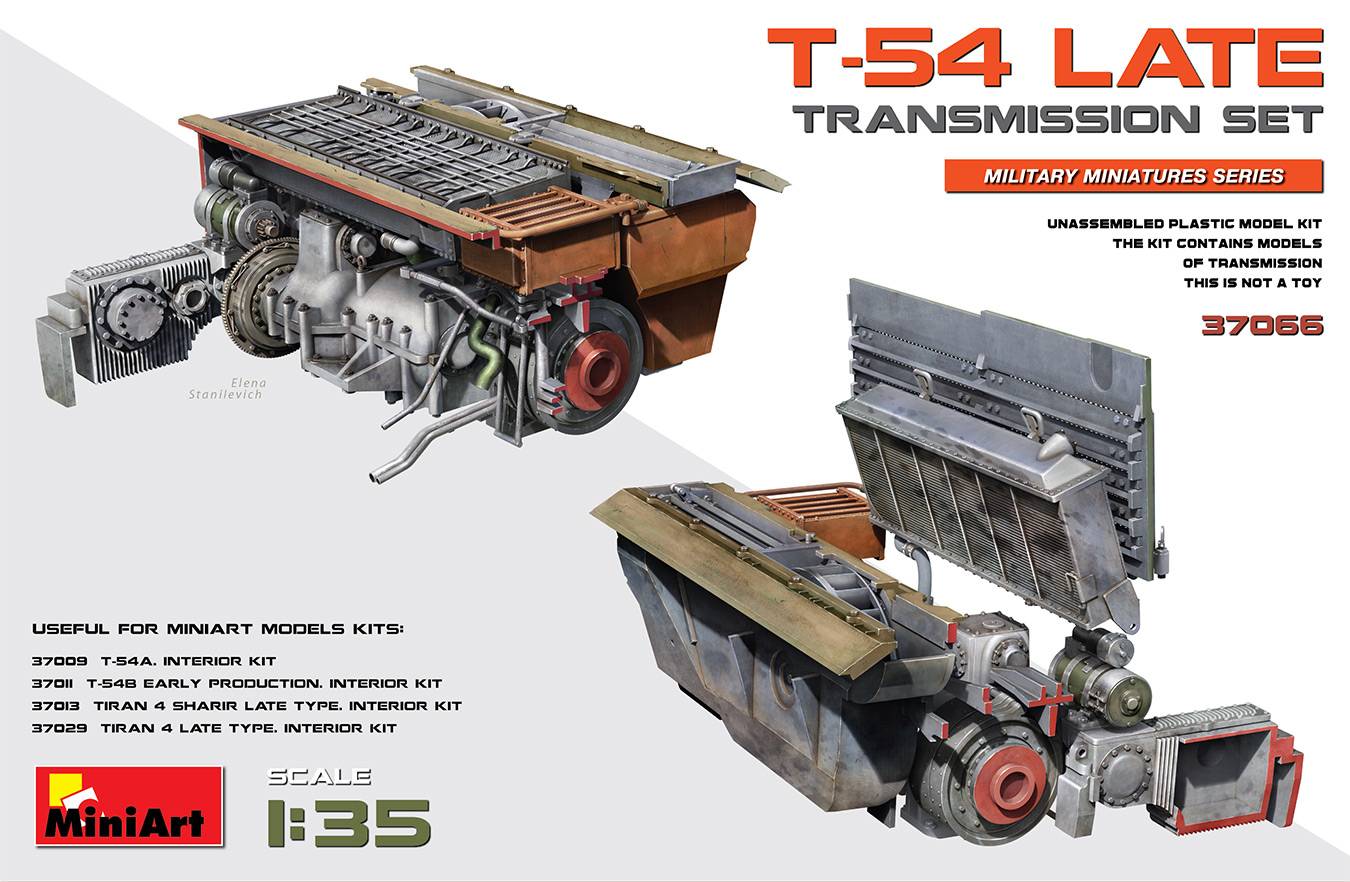 ENSEMBLE DE TRANSMISSION TARDIVE T-54
