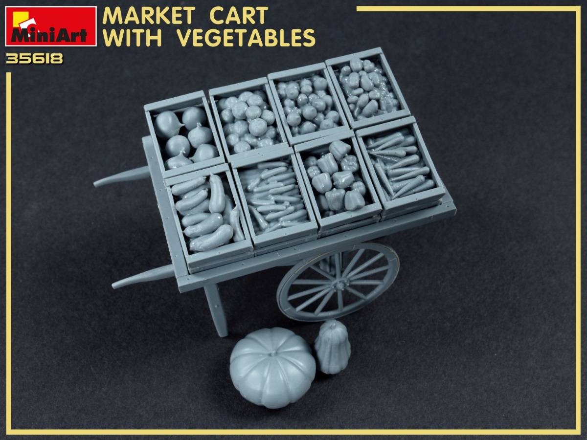 CHARIOT DE MARCHÉ AUX LÉGUMES – Image 3
